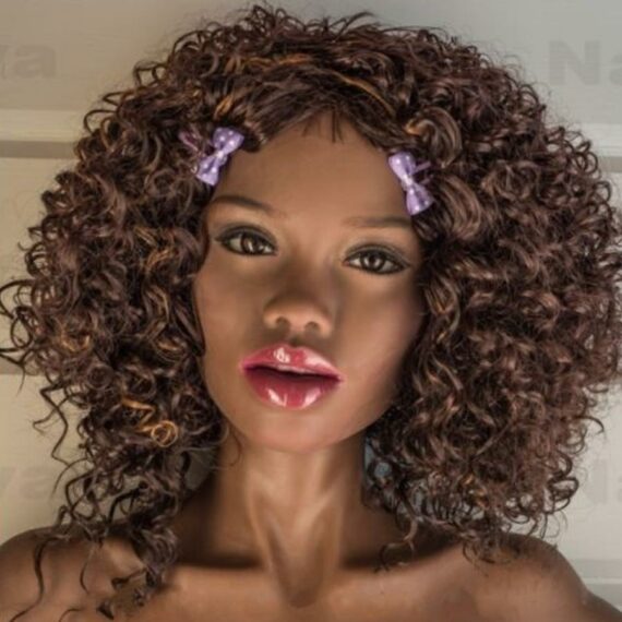 Elberta Curly Hair Black Sex Doll 💋 Nakedoll