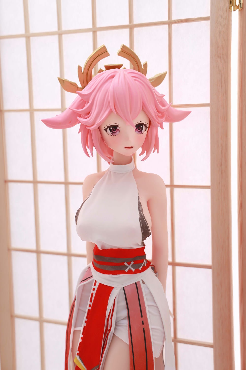 Yae Miko - 2ft6(75cm) Genshin Impact Tiny Doll 💋 NakeDoll