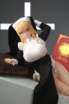 Yumi-2ft1-65cm-Nun-Silicone-Sex-Doll-With-BJD-Head-4