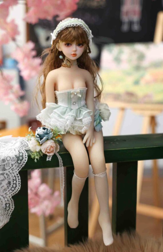 10 Jodie - 1ft7(50cm) Cute Tiny Sex Doll With BJD Head