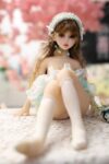 14 Jodie - 1ft7(50cm) Cute Tiny Sex Doll With BJD Head