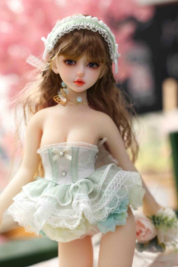 8 Jodie - 1ft7(50cm) Cute Tiny Sex Doll With BJD Head