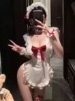 Sexy pajamas maid skirt uniform 2025 new (2)