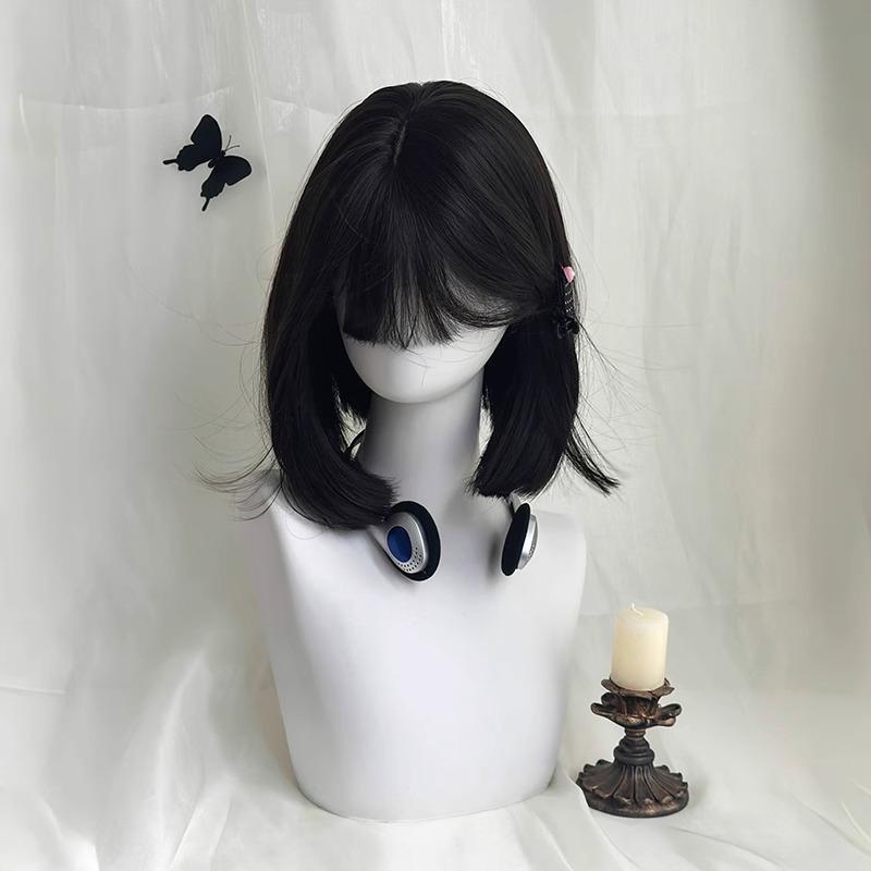 Sex Doll Wigs - Lolita Straight Bangs Bob NakeDoll Sex Doll Wigs - Lolita Straight Bangs Bob NakeDoll