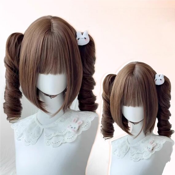 Caramel lolita detachable Roman roll12