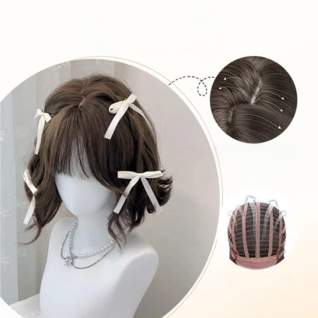 JK sweet girl Lolita short hair cloud curls