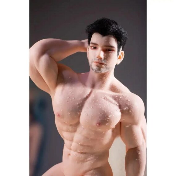 Qiangge-62cm-112-small-male-sex-doll-Full-Silicone-with-Implanted-hair-12