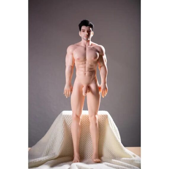 Qiangge-62cm-112-small-male-sex-doll-Full-Silicone-with-Implanted-hair-21