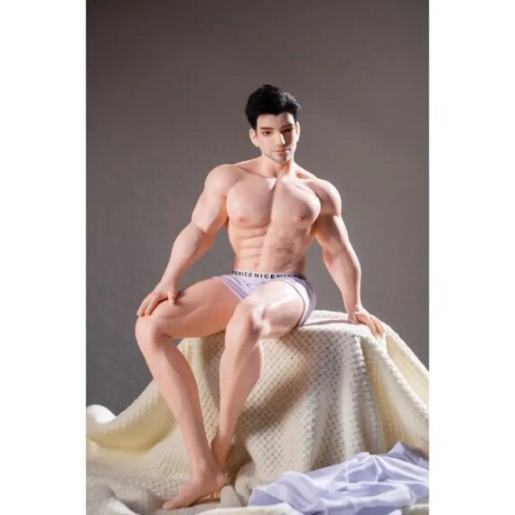 Qiangge-62cm-112-small-male-sex-doll-Full-Silicone-with-Implanted-hair-29