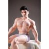 Qiangge-62cm-112-small-male-sex-doll-Full-Silicone-with-Implanted-hair-3