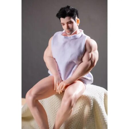 Qiangge-62cm-112-small-male-sex-doll-Full-Silicone-with-Implanted-hair-35
